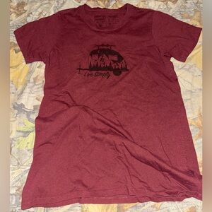 Patagonia Burgundy Graphic Tee